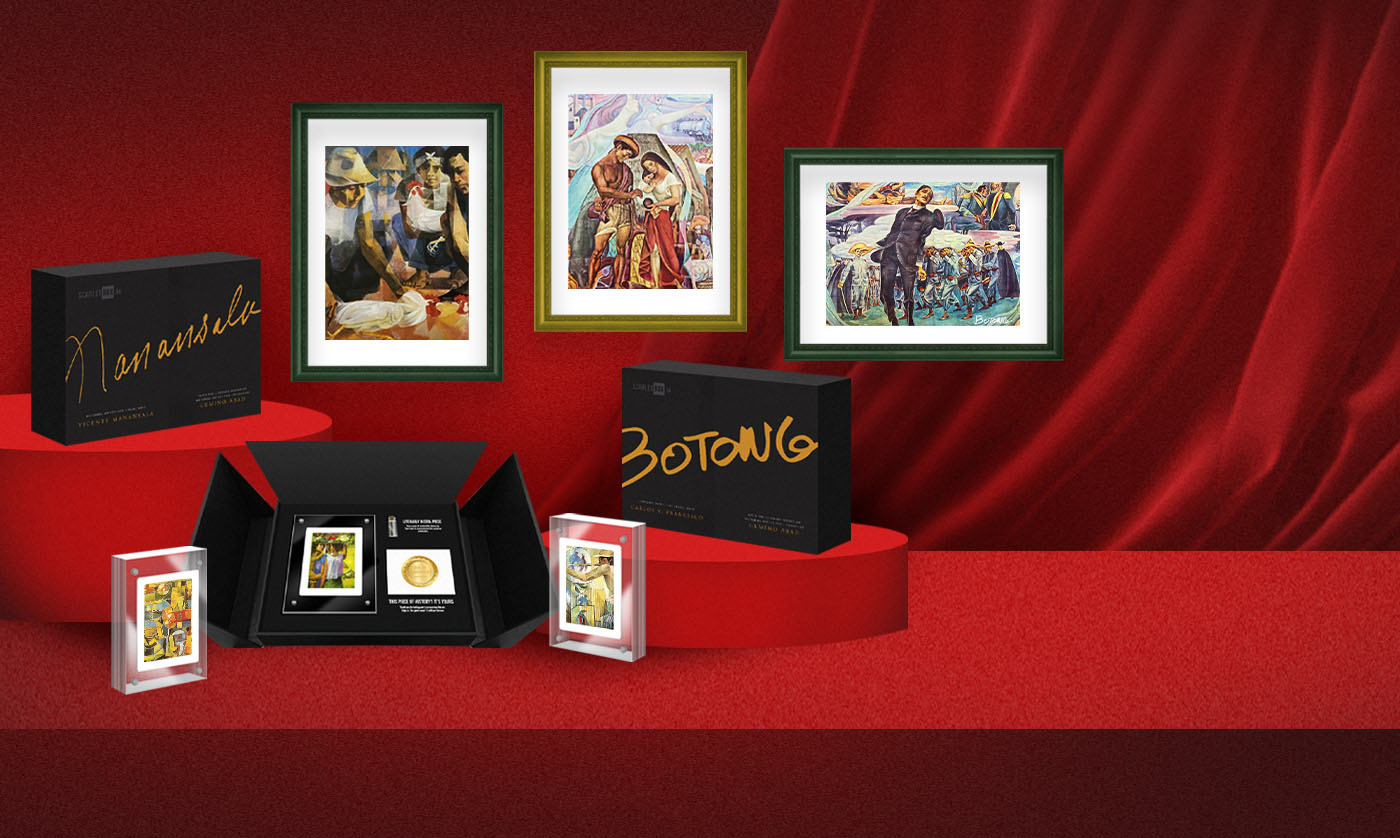 Unlock Artistry with Scarletbox's Exclusive NFT Digital Collection Art 
Get your own Premium NFT Collection from Scarletbox in collaboration with renowned Philippine National Artists: "Botong" Francisco, Vicente Manansala, and Gemino Abad
This offer is exclusive to Globe Platinum customers only
View the offer here.
CHECK IT OUT Upgrade Now